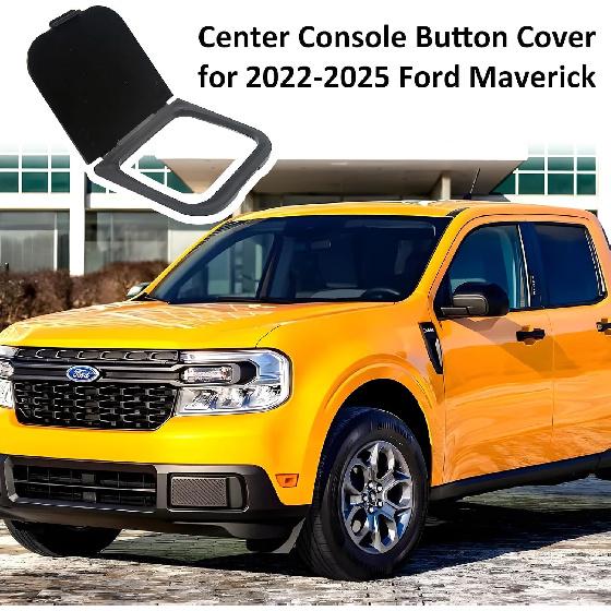 Center Console Button Cover for Ford Maverick 2022 2023 2024 2025,Durable Center Console Gear Button Protector Maverick Accessories