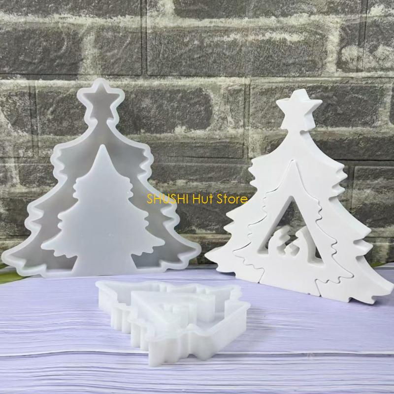 

Nativity Scene Silicone Mold Molds for Candle Making Table Ornament Mold Plasters Aromatherapys Mold Gift D57B China Mainland