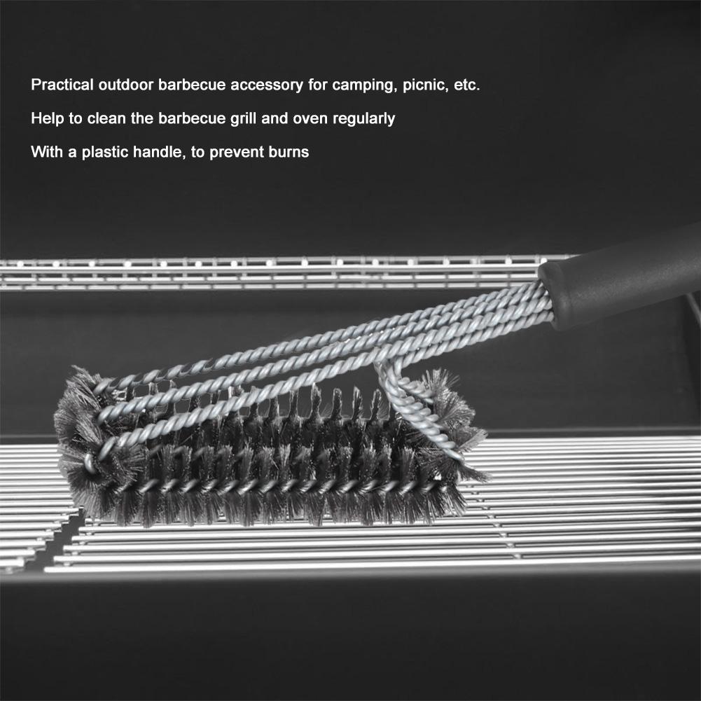Barbecue Oven Grill Stainless Steel Cleaning Brush Accessory for Outdoor Picnic Camping BBQ