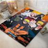 Anime Naruto Printed Floor Mat Living Room Area Rugs Bedroom Bedside Bay Window Carpet