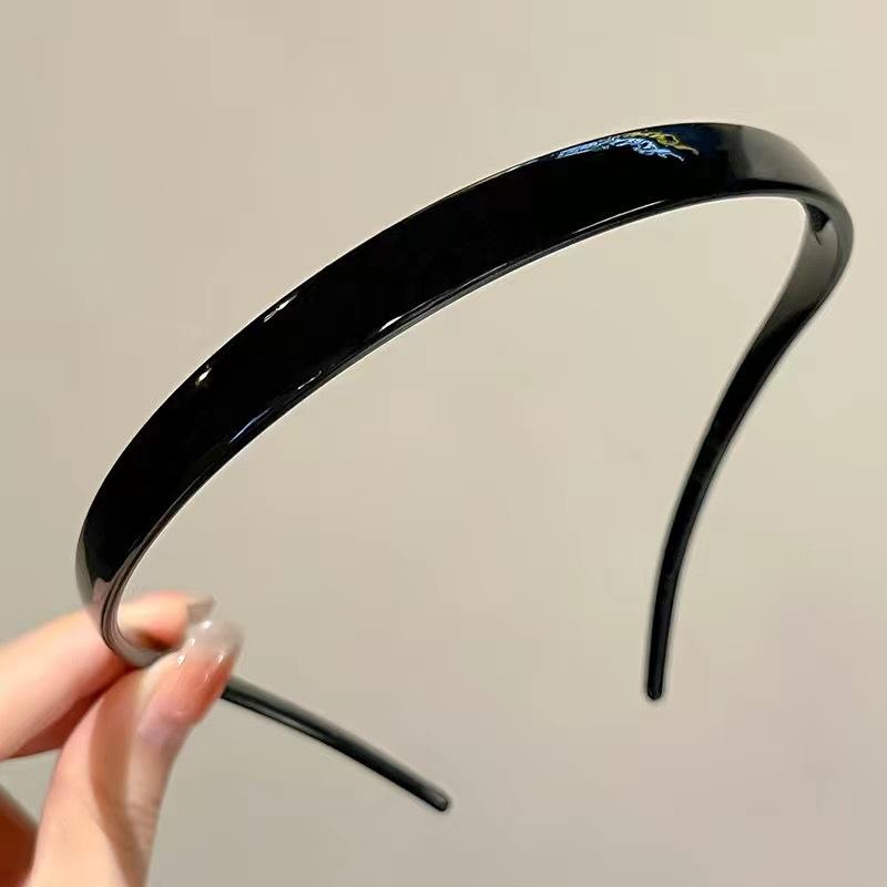 Trendy Sunglasses Frame Shape Acrylic Hairbands for Women Toothed Headband Anti-slip Traceless Hair Hoop Hair Accessories