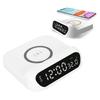 Wireless   Alarm Clock Multifunctional Temperature Display LED 10W Gradual Increase in Alarm Volume Digtial Alarm Clock Charging Station