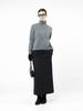 Chaenseseunoi Soft Slit High Turtleneck - Charcoal /W244Tp06Ch