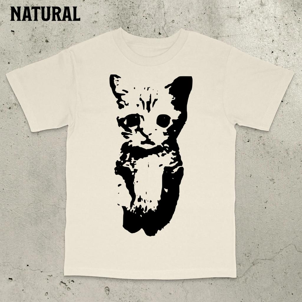 Cute Kitten Graphic Cat Funny Cat Meme Shirt Stupid Meme Shirt Cursed Cat Gen Z Meme Cringe TShirt Unisex Clothing Comfortable