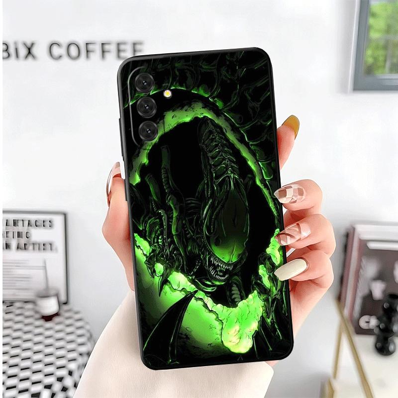 Cool A-Alien X-Xenomorph Soft Phone Case for Samsung A17 A37 A57 A16 A26 A36 A56 A15 A25 A35 A55 A14 A24 A34 A54 A13 A23 A33 A53