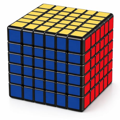 

6x6x6 Magic Cube, Official Edition, Professional-Grade, Smooth Rotation, Highly Stable Construction, Educational Toy, Sticker Type, For Ages 6+
