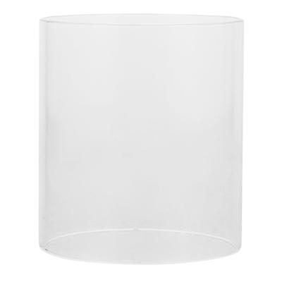 2Pcs Transparent Glass Covers Clear Decorative Protective Dome Home Holder Desktop Glass Cloche Windproof