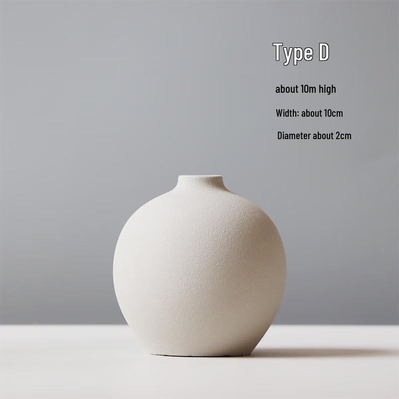 Grey Cylindrical Glass Vase