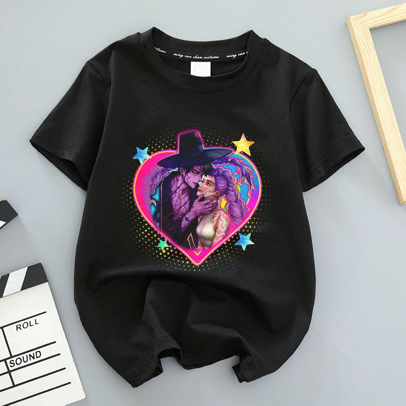 Summer Round Neck 3D Printed Top Fashionable Casual Short Sleeved Children's Boy and Girl Kids Unisex T-shirts
