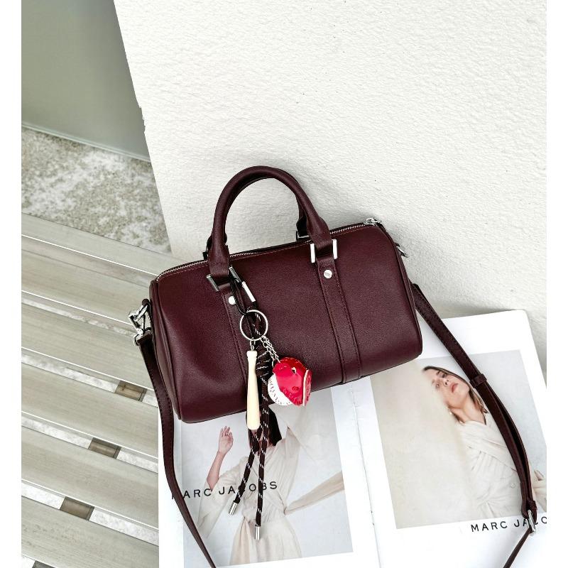 Leather bag first layer cowhide messenger bag handbag commuter women's shoulder bag versatile pillow bag