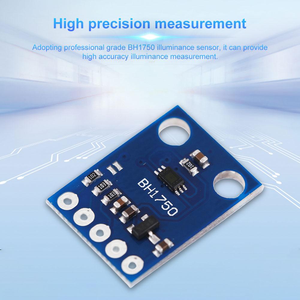 

1/-5Pcs GY-302 BH1750 Light Intensity Illumination Module BH1750FVI Digital Light Intensity Module I2C Interface for Arduino