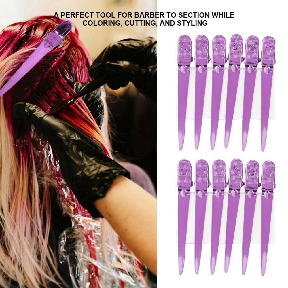 12pcs Practical Hair Styling Clips Professional Hair Sectioning Clips For Salon Styling розы красного