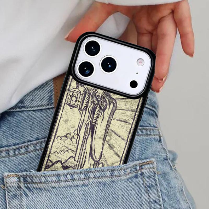 The Hermit Tarot Card Phone Case for iPhone 17ProMax 12 13 14 15 16e 17 Pro Max Plus Air Cover