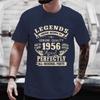Modny Śmieszny Wyprodukowano w 1956 roku 70 Lat Bycia Niesamowitym Vintage Koszulki na 70. Urodziny Męskie Casualowe Luźne Streetwear Koszulka Top Odzież