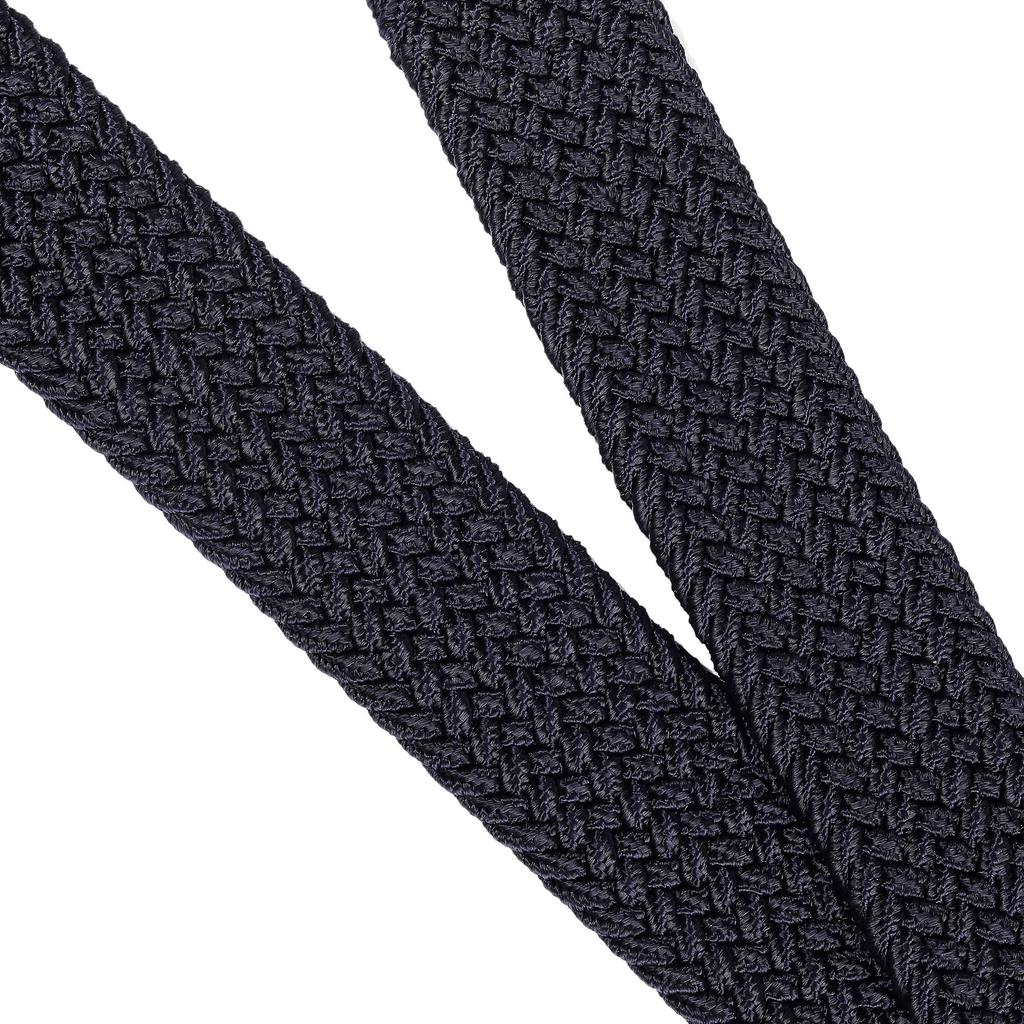 [Univo Colors] Mesh Belt, One Size Fits All, Braided Belt, Men's & Women's, Black Buckle, Stretchy, Unisex, Casual & Business, 9 Colors (Navy, Waist