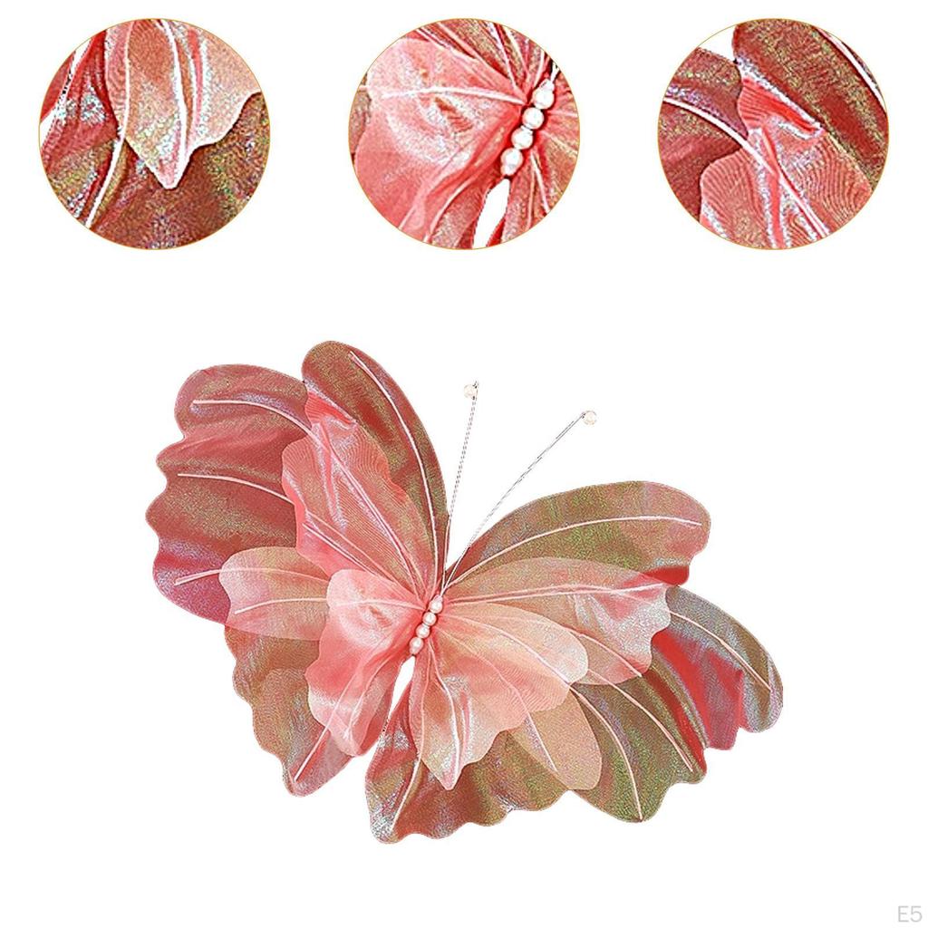 Artificial Butterfly Decoration Wedding Decor Photo Prop Marriage Ornament for Outdoor Indoor