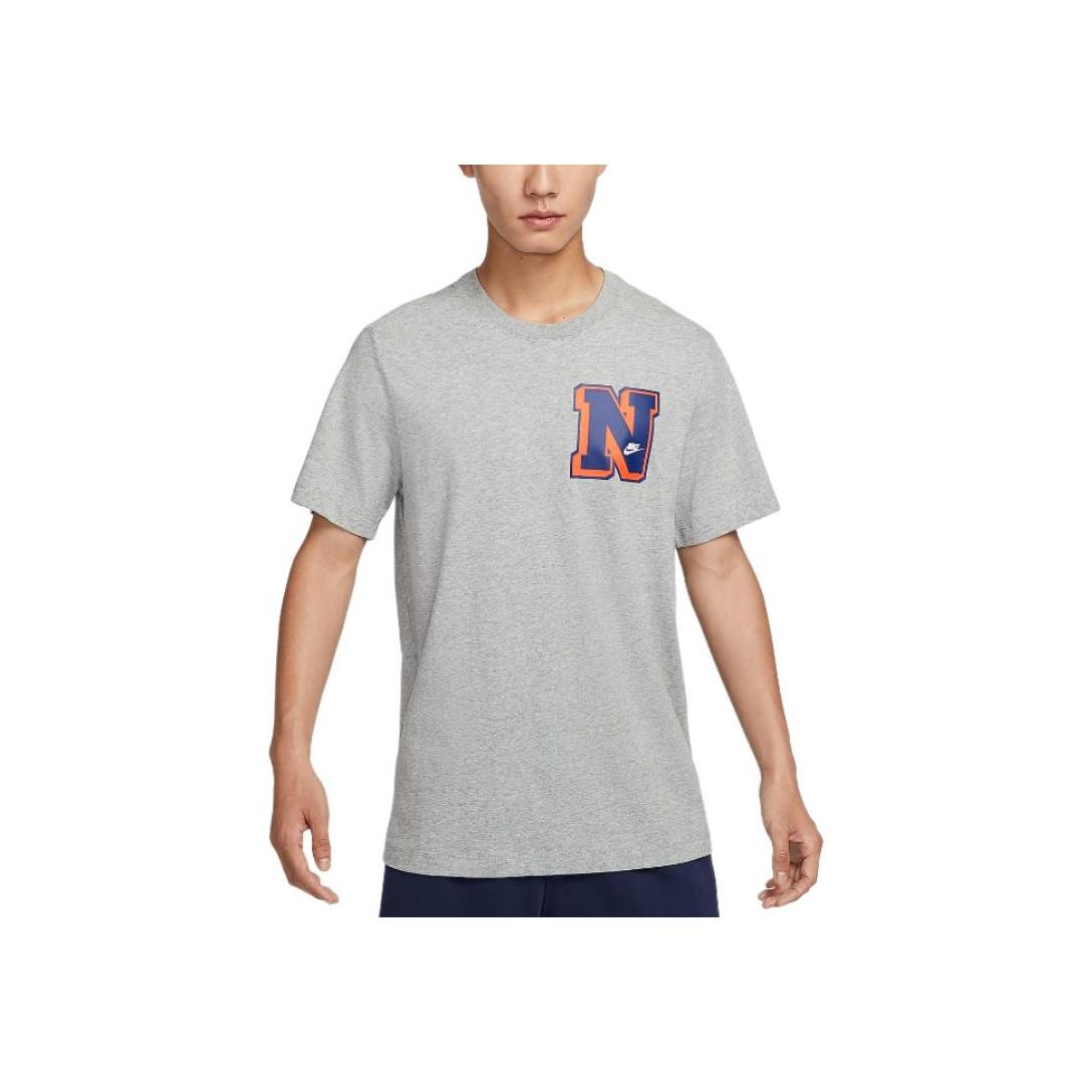 

Nike Vintage Letter Casual Short Sleeve T-Shirt Men Tops Dark-Gray FV3773-063 2XL