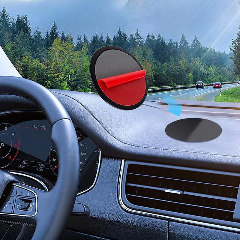 80 mm Bil Dash Dashboard Selvklebende Klebrig For Sugekopp Mobiltelefonholder Feste GPS-braketter Skivepute Sklisikker Matte
