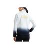 Anta Training Series All Over Striped Logo Zipper Fleece Jacket Women Jacket White 162247714-1