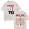 Bruno Mars The RoUnisextic Tour  Print Vintage Washed Tshirt Unisex Women Fashion ONeck Cotton Loose Casual Gothic Punk Tshirts