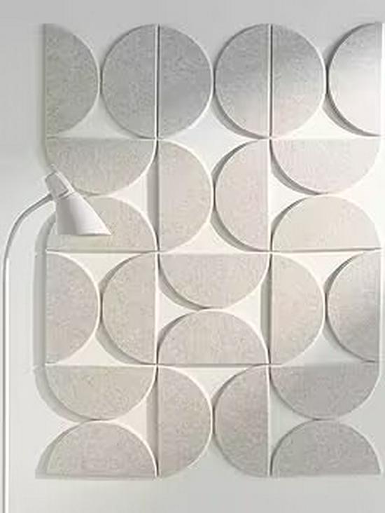 Semi-Circle Polyester Felt Wall Decoration & Sound Absorption Board