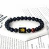 12 Constellation Zodiac Signs Bracelet Men Women Natural Tiger Eye Stone Beaded Couples Bracelets Scorpio Birthday Beads Jewelry
