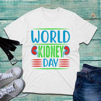 World Kidney Day Tshirt Kidney Disease Awareness Health Matters Kidney Tee Top