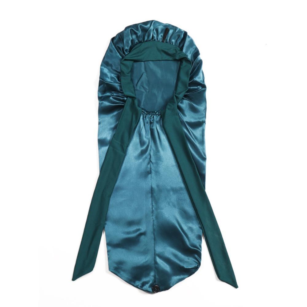 Haarschutz Satin Haube Lockige Haare Zopf Haube Extra Lang Schlafkappe Damen