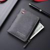 Men's High-End Casual Zipper Wallet - Short, Large Capacity, Multifunctional Billfold & Coin/Card Holder.