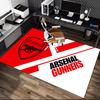 1pc Football Club Rug, Comfortable Printed Home Area Carpet, Cozy Office Chair Rug