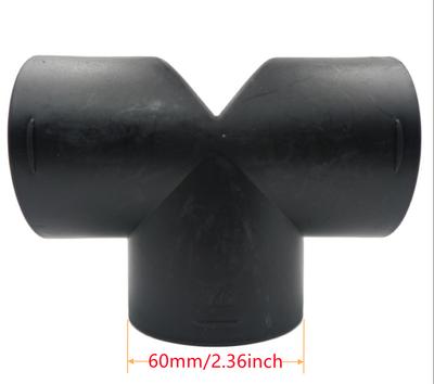 42mm 60mm 75mm Air Vent Ducting Y T L Flat Piece Elbow Pipe Outlet Exhaust Joiner Connector Diesel Heater For Car Caravan Camper