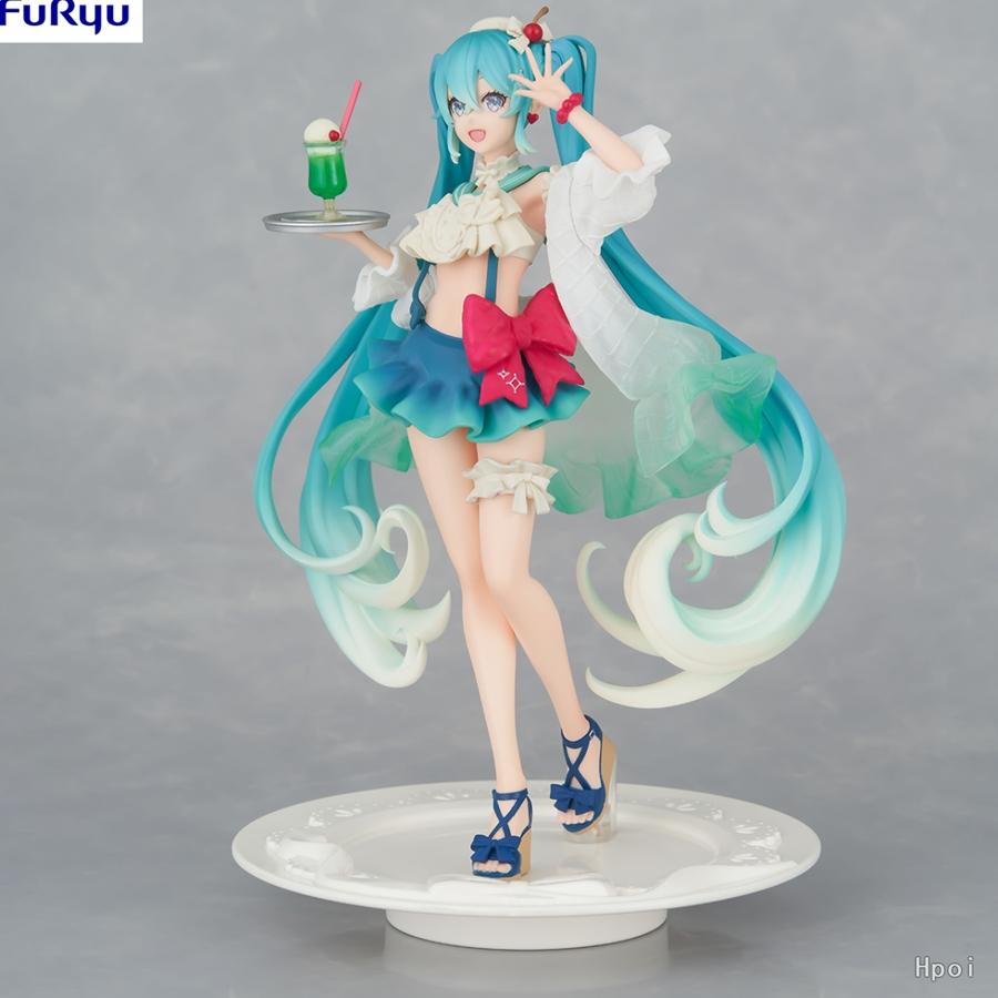 18cm Hatsune Miku Anime FIgure Sweet Sweets Soda Action Figures Kawaii Girl Figurine Collection Model Doll Toys PVC Poseable Articulated Scale 2