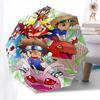 1pc Digimon Adventure Outdoor Umbrella - Automatic Opening/Closing, Portable 3-Fold Design with Metal Frame - Perfect Gift for Fans, Travelers, Everyd