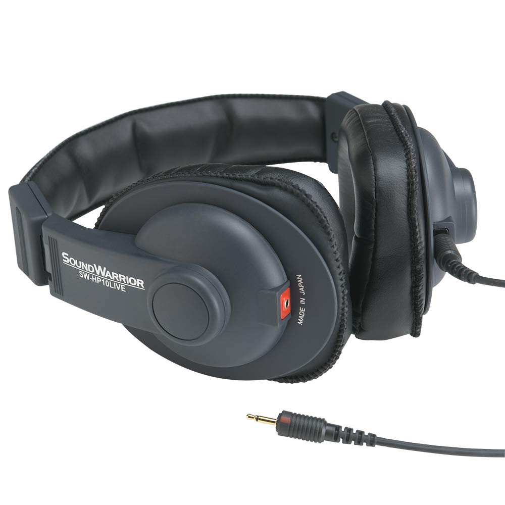 SOUND WARRIOR Direct Sales Exclusive Set Closed-Back Headphones for Online Live and Live Streaming 3.5mm6.3mm Compatible, Lightweight, Wired,
