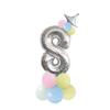 Digital Aluminum Film Balloon Set Balloon Bundle Balloon Column Baby Birthday Party Decoration Arrangement