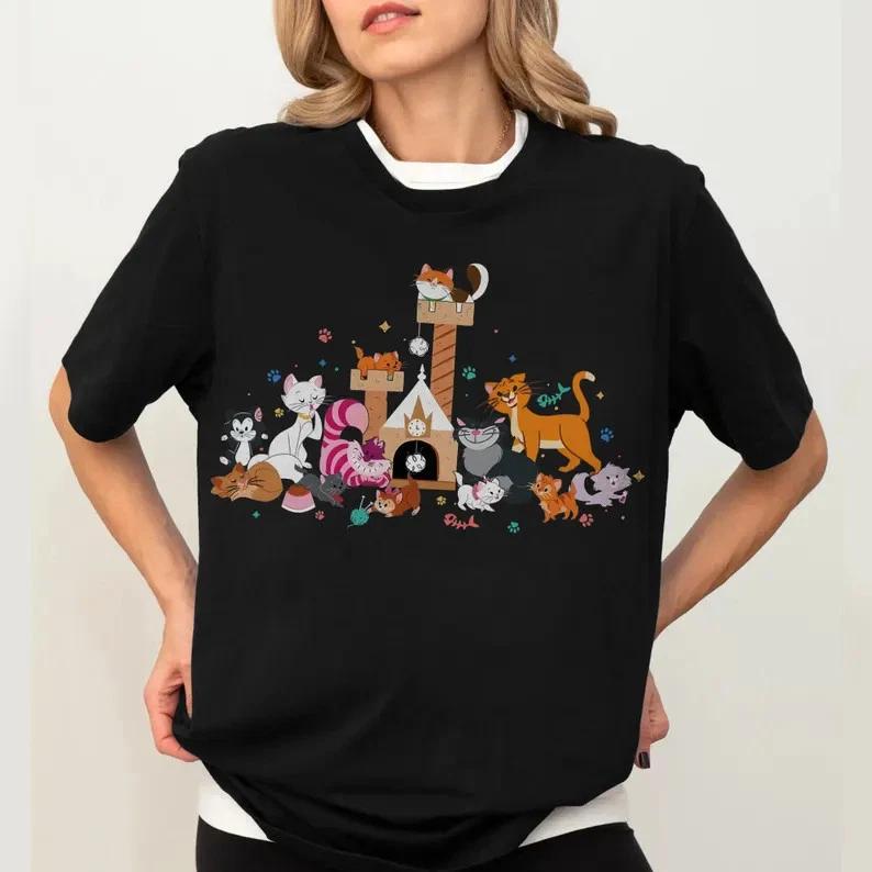 Aristocats Cheshire Figaro T Shirt Unisex S