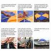Boat Shade Canopy Boat Sun Shelter Sailboat Awning Cover Portable Fishing Tent