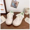 Women S Pink Floral Breathable Casual Sneakers Korean Style Cute Flat Shoes