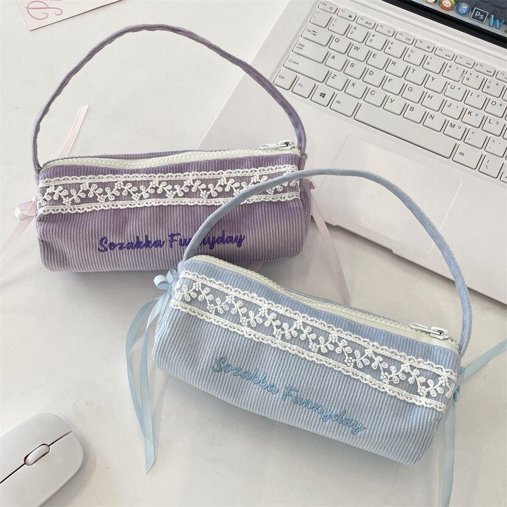 Hand-held Pen Holder Large Capacity Pencil Bag New Pencil Case  Student