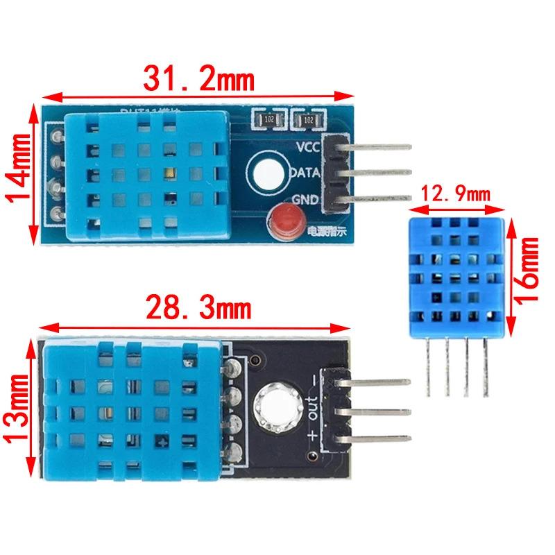 1-10PCS Smart 3pin KY-015 DHT-11 DHT11 Digital Temperature And Relative Humidity Sensor Module + PCB For Arduino DIY Starter Kit