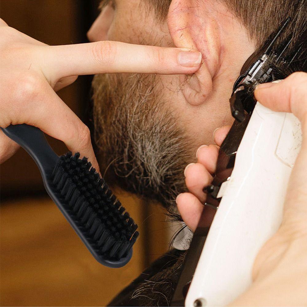 2Pcs Hair Styling Double-sided Comb Black Small Hair Comb Durable Hair Brush  Barber