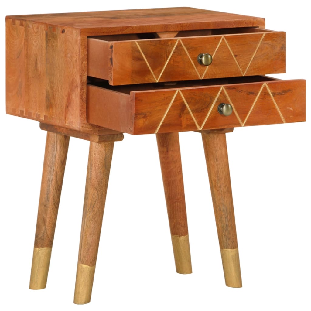 Nightstand 43 * 30 * 58 cm Solid Mango Wood