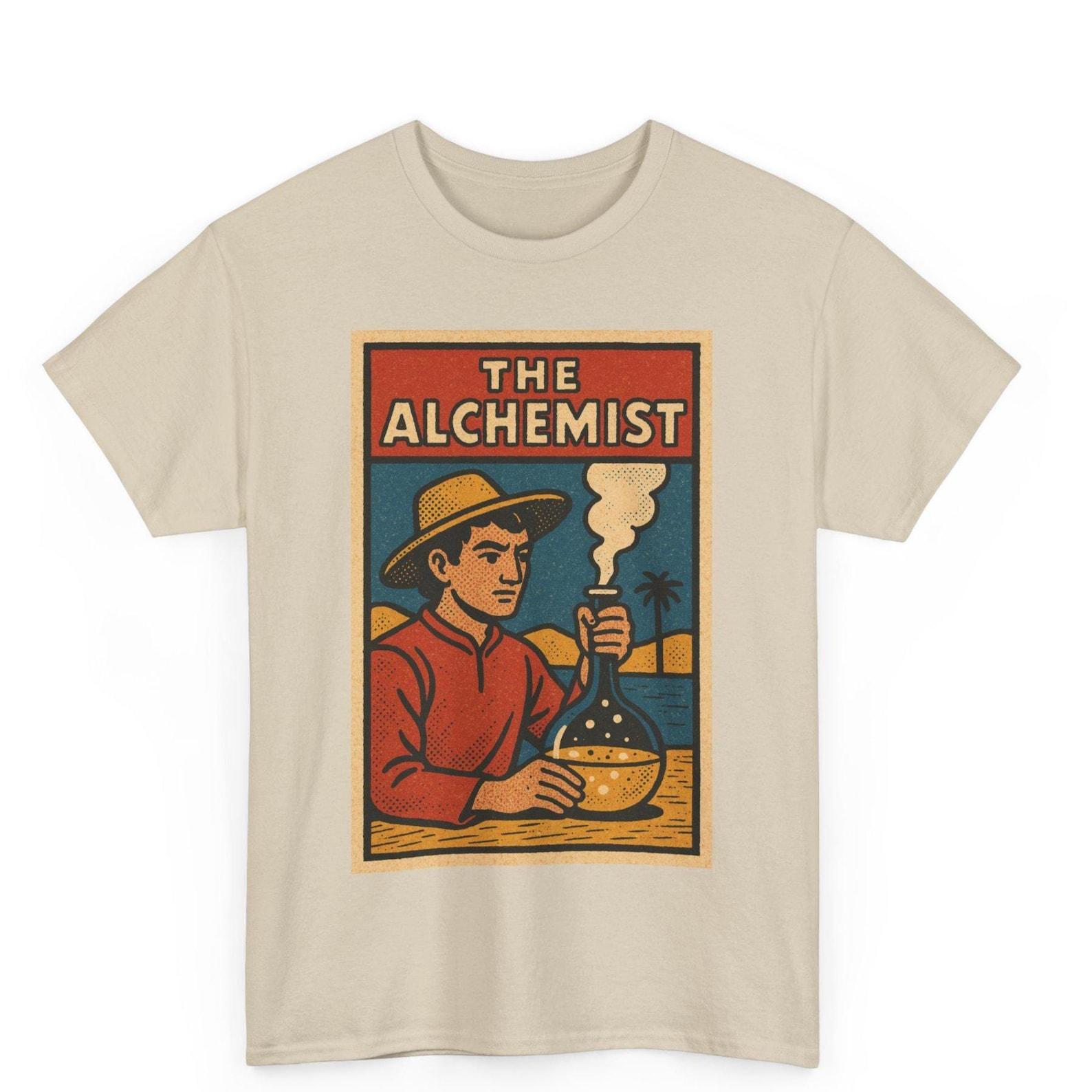 The Alchemist T-Shirt: Retro Comic Style Literary Graphic Tee 3XL