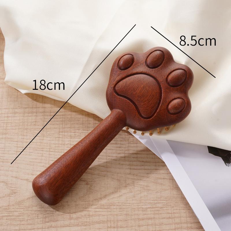 Péče o vlasy Zvířecí tvar Vzduchový polštářek Santalové dřevo Hřeben Přenosný Antistatický Masážní hřeben Ulevuje pokožce hlavy Vzduchový polštářek Hřeben Dárek