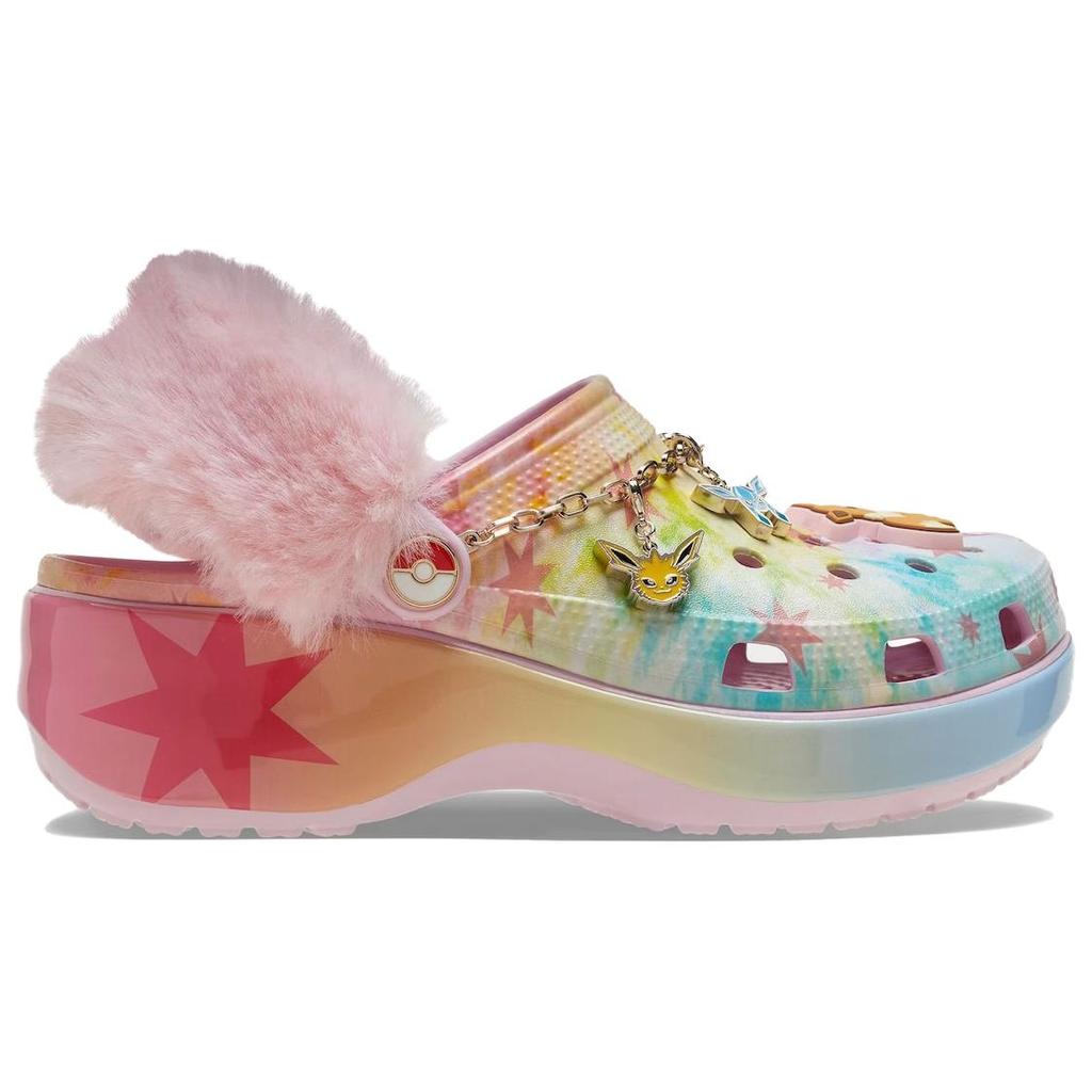 Crocs Pokémon x Classic Platform Clog Eevee Dames Sneakers Rosa Flerfarget 211429-90H