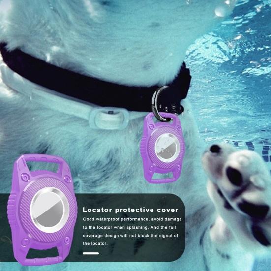 Yousheng 1 Set Locator Protective Cover Scratch-Resistant Locator Holder Waterproof Pet Locator Protector for Airtag