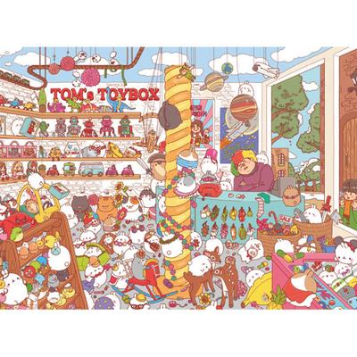 800 Piece Jigsaw Puzzle - Molang Store (Mini), Popular Korean Puzzle