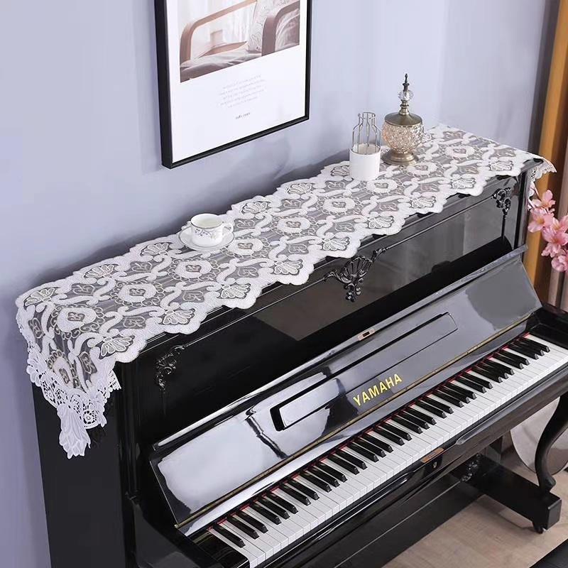 British Fashion Gold Thread Embroidered Table Runner TV Wall Cabinet Piano Cover Cloth Wedding Party Hotel Villa Home Decoration