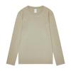 Camisas de manga larga para hombres y mujeres Camisetas atléticas informales de algodón suave de color sólido para hombres y mujeres Camisetas de moda con cuello redondo para hombres