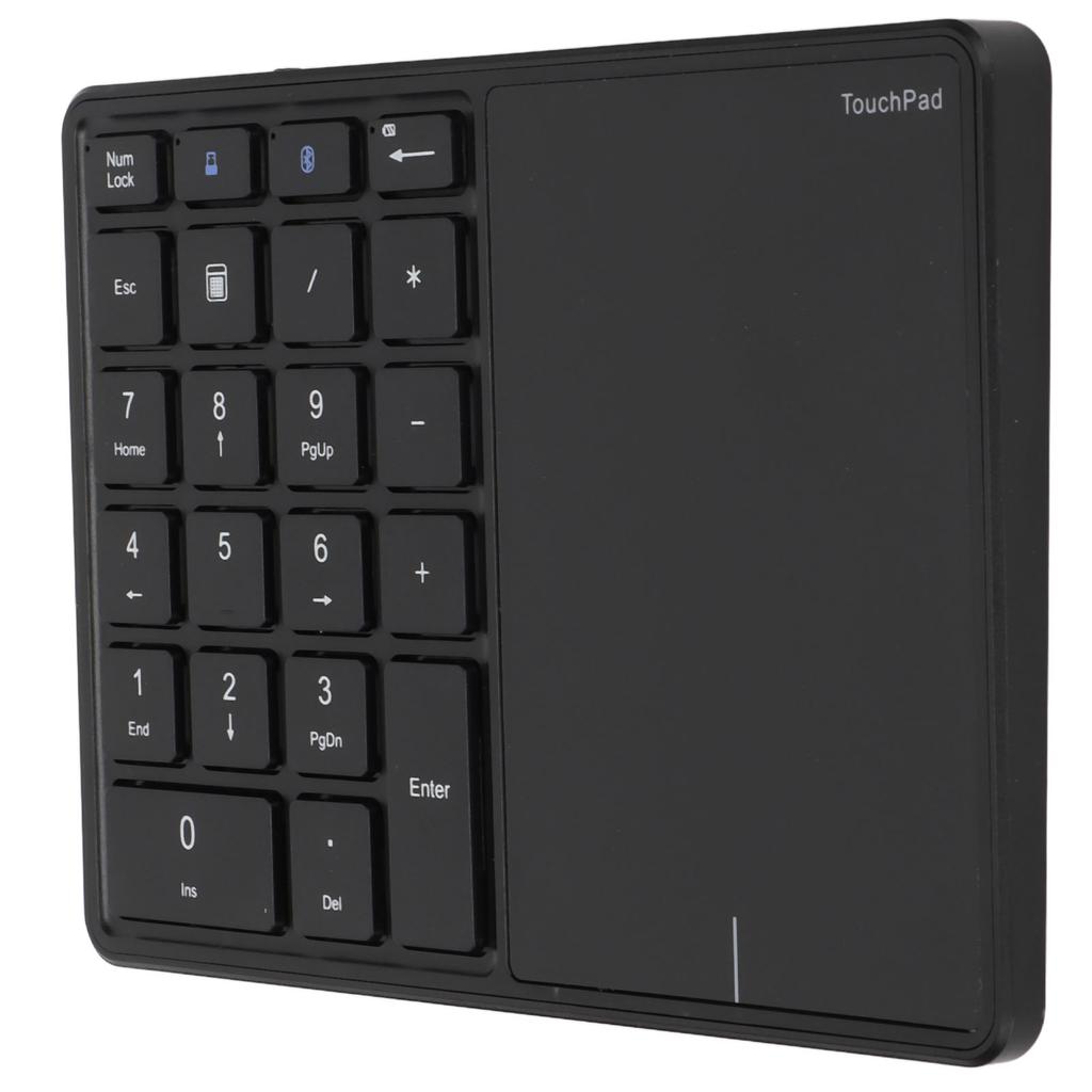 Wireless Numeric Keypad 2.4G 22 Keys Lightweight Portable Type C ABS Number Pad for Study Work